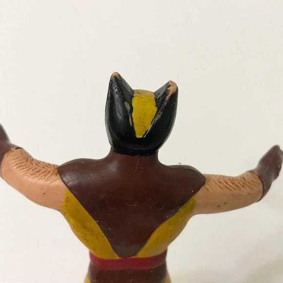 Vtg 1989 Marvel Just Toys Wolverine Bendy Bendems Action Figure XMen Flaws - Picture 13 of 16